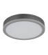 Doro 30cm Flush Ceiling Light Silver Colored LED 3000K-2