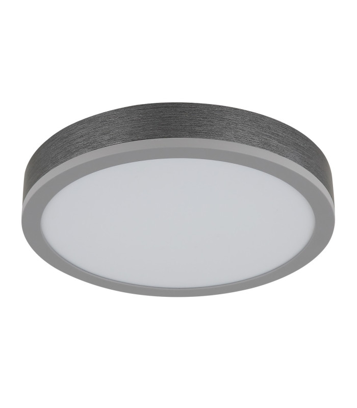 Doro 30cm Flush Ceiling Light Silver Colored LED 3000K-2
