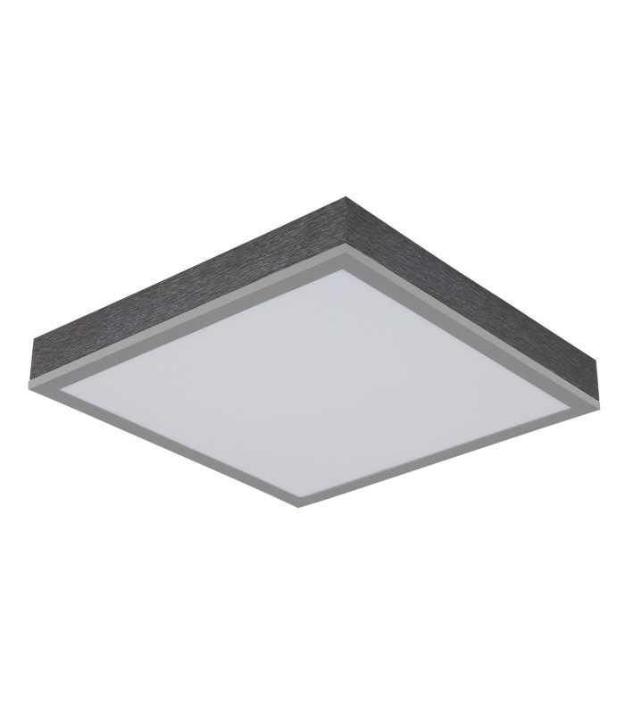 Doro 30cm Flush Ceiling Light Silver Colored LED 3000K-2