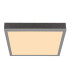 Doro 30cm Flush Ceiling Light Silver Colored LED 3000K-3