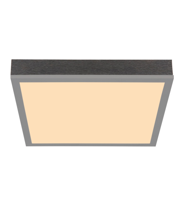 Doro 30cm Flush Ceiling Light Silver Colored LED 3000K-3