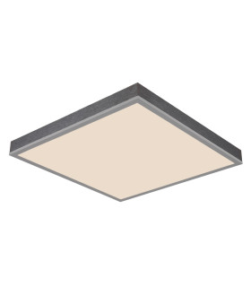Doro 45cm Flush Ceiling Light Silver Colored LED Dimmable 2700-6500K Remote Control Timer-1