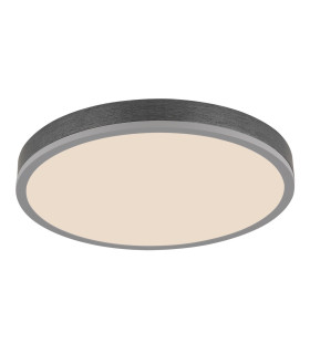 Doro 45cm Flush Ceiling Light Silver Colored LED Dimmable 2700-6500K Remote Control Timer-1