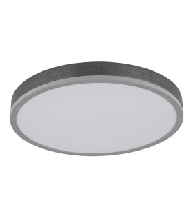 Doro 45cm Flush Ceiling Light Silver Colored LED Dimmable 2700-6500K Remote Control Timer-2