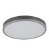 Doro 45cm Flush Ceiling Light Silver Colored LED 3000K-2