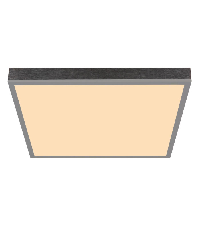 Doro 45cm Flush Ceiling Light Silver Colored LED 3000K-3