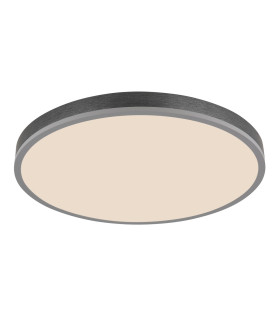 Doro 60cm Flush Ceiling Light Silver Colored LED Dimmable 2700-6500K Remote Control Timer-1