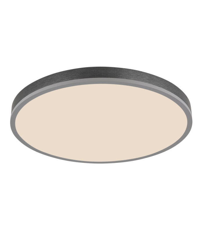 Doro 60cm Flush Ceiling Light Silver Colored LED Dimmable 2700-6500K Remote Control Timer-1