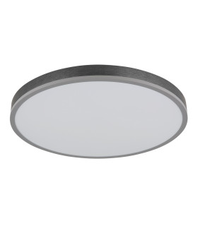 Doro 60cm Flush Ceiling Light Silver Colored LED Dimmable 2700-6500K Remote Control Timer-2