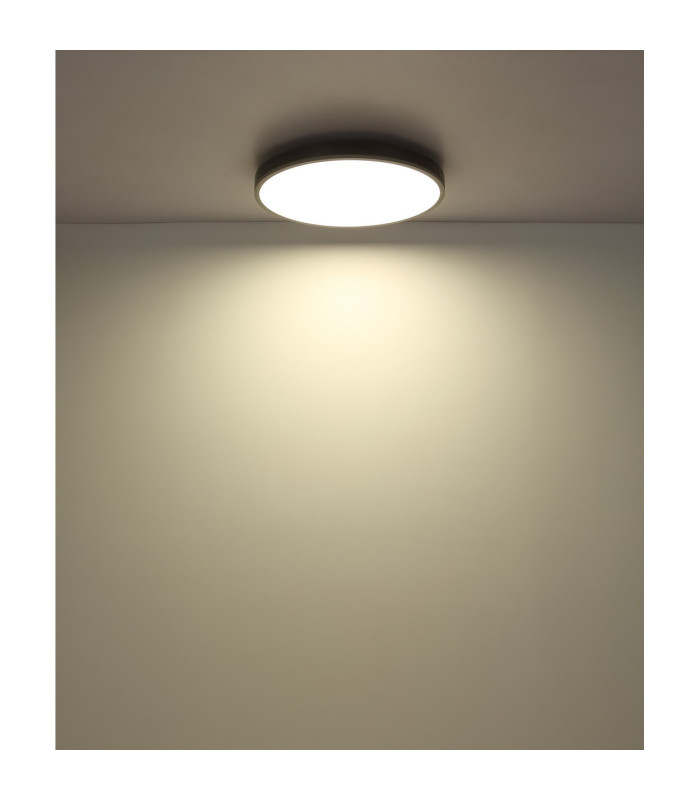 Doro 60cm Flush Ceiling Light Silver Colored LED Dimmable 2700-6500K Remote Control Timer-6