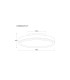 Doro 60cm Flush Ceiling Light Silver Colored LED Dimmable 2700-6500K Remote Control Timer-10
