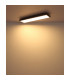 Doro 80x20cm Flush Ceiling Light Silver Colored LED 3000K-5