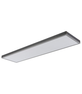 Doro 120x30cm Flush Ceiling Light Silver Colored LED Dimmable 2700-6500K Remote Control Timer-2