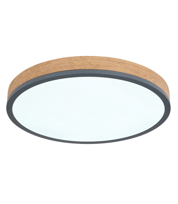 Doro 45cm Flush Ceiling Light Graphite LED Dimmable 2700-6500K Remote Control Timer-6
