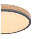 Doro 45cm Flush Ceiling Light Graphite LED 3000K-4