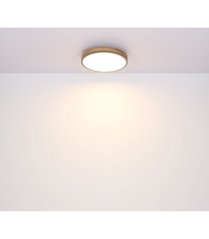 Doro 45cm Flush Ceiling Light Graphite LED 3000K-6