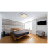 Doro 45cm Flush Ceiling Light Graphite LED 3000K-8