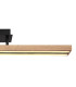 Doro 81.5cm Integrated LED Semi Flush Ceiling Light Matt Black LED 3000K-4