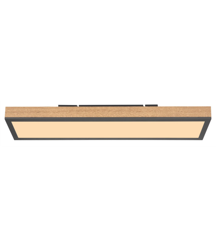 Doro 60x15cm Flush Ceiling Light Graphite LED 3000K-3
