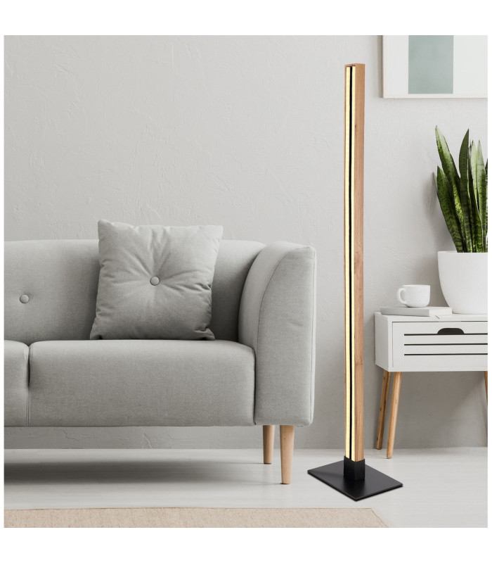 Doro LED Integrated Floor Lamp Matt Black LED Dimmable 3000K-9