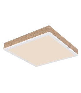 Doro 30cm Flush Ceiling Light White Matt LED 3000K-1