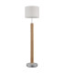 Taugus Floor Lamp with Shade Brown 1x E27-2