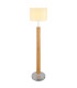 Taugus Floor Lamp with Shade Brown 1x E27-3