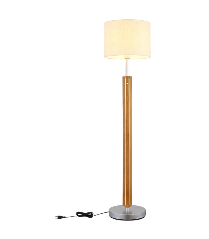 Taugus Floor Lamp with Shade Brown 1x E27-7