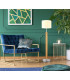 Taugus Floor Lamp with Shade Brown 1x E27-12