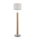 Taugus Floor Lamp with Shade Brown 1x E27-13