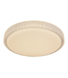 Ovi Decorative Flush Ceiling Light White LED 2700-6500K-1