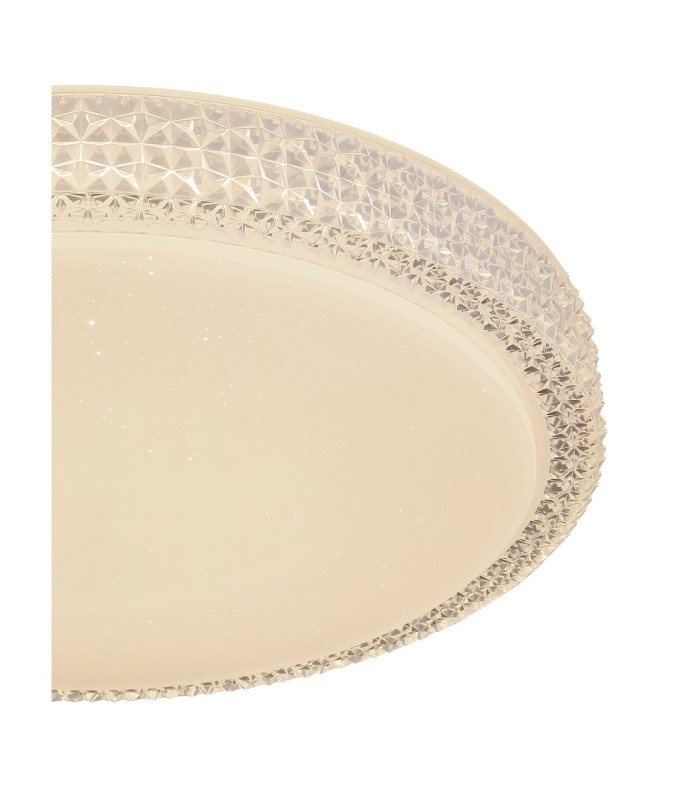 Ovi Decorative Flush Ceiling Light White LED 2700-6500K-4