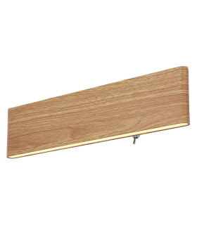 Siegfried 30cm Integrated LED Wall Lamp Wood Look LED 3000K-1
