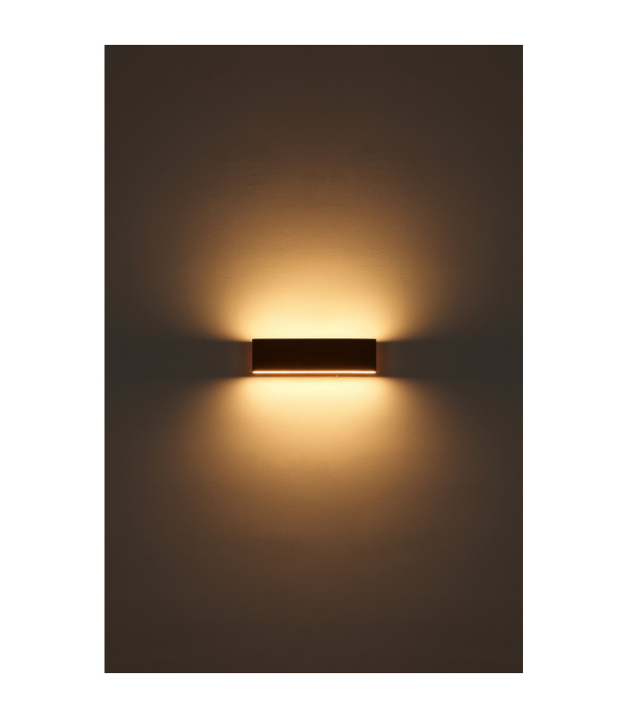 Siegfried 30cm Integrated LED Wall Lamp Wood Look LED 3000K-5