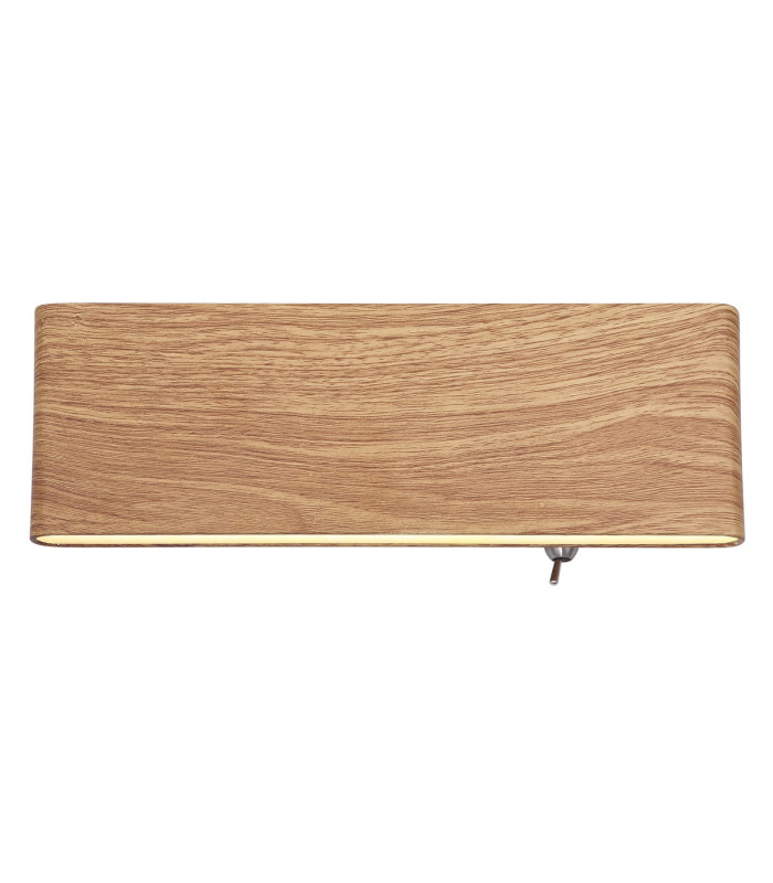 Siegfried 23cm Integrated LED Wall Lamp Wood Look LED 3000K-3