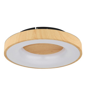 Jolli Integrated LED Semi Flush Ceiling Light Black LED Dimmable 2700-6000K Remote Control-2