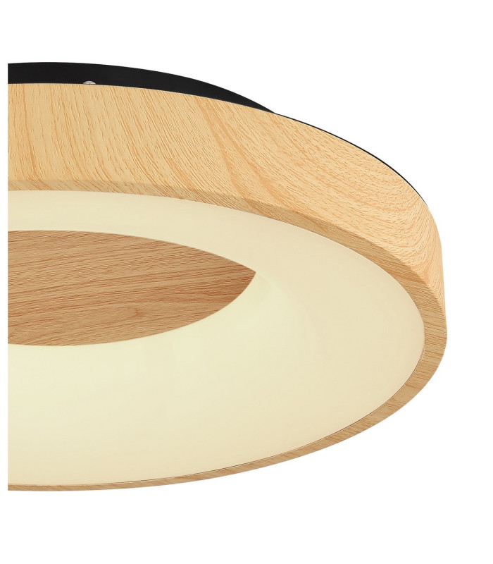Jolli Integrated LED Semi Flush Ceiling Light Black LED Dimmable 2700-6000K Remote Control-4