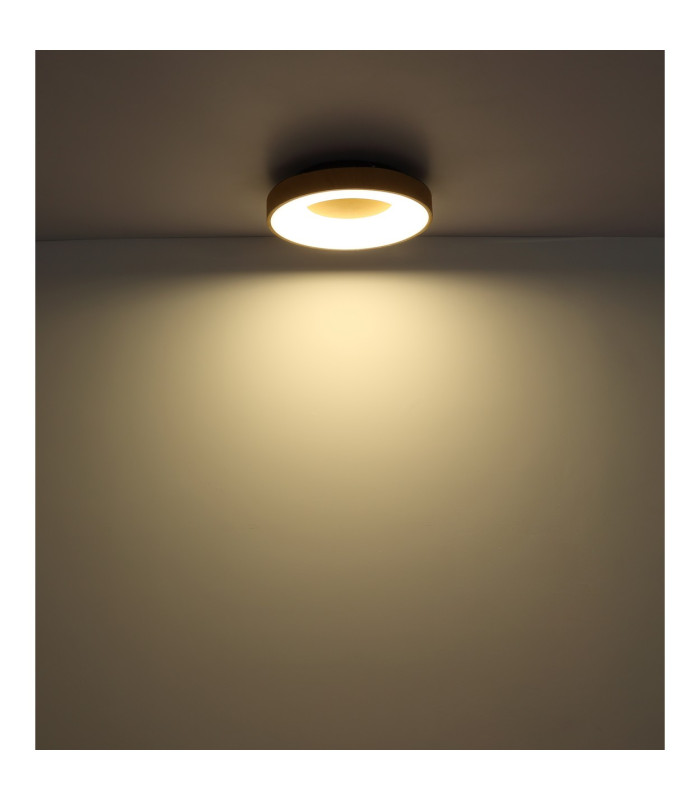 Jolli Integrated LED Semi Flush Ceiling Light Black LED Dimmable 2700-6000K Remote Control-7