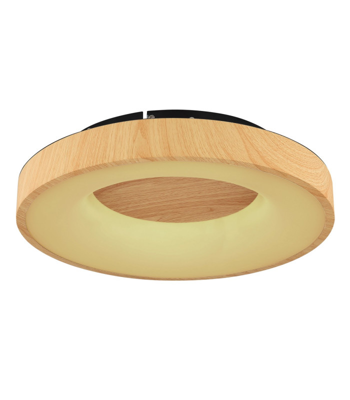 Jolli Integrated LED Semi Flush Ceiling Light Black LED Dimmable 2700-6000K Remote Control-12