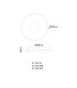 Jolli Integrated LED Semi Flush Ceiling Light Black LED Dimmable 2700-6000K Remote Control-13