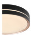 Manni 38.5cm Integrated LED Semi Flush Ceiling Light Black LED Dimmable 2700-6500K Remote Control-4
