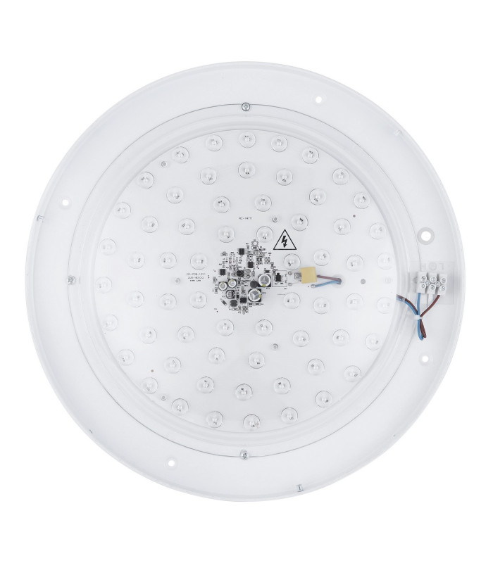 Manni 38.5cm Integrated LED Semi Flush Ceiling Light Black LED Dimmable 2700-6500K Remote Control-5