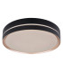 Manni 38.5cm Integrated LED Semi Flush Ceiling Light Black LED Dimmable 2700-6500K Remote Control-10