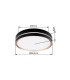 Manni 38.5cm Integrated LED Semi Flush Ceiling Light Black LED Dimmable 2700-6500K Remote Control-11