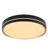 Manni 48.5cm Integrated LED Semi Flush Ceiling Light Black LED Dimmable 2700-6500K Remote Control-6
