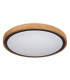 Bruno 31cm Outdoor Decorative Flush Matt Black LED 3000-6000K-2