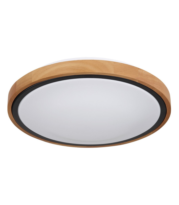 Bruno 31cm Outdoor Decorative Flush Matt Black LED 3000-6000K-2