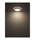Bruno 36cm Integrated LED Semi Flush Ceiling Light Matt Black LED 3000-6000K-7