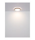Bruno 36cm Integrated LED Semi Flush Ceiling Light Matt Black LED 3000-6000K-8