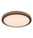 Bruno 36cm Integrated LED Semi Flush Ceiling Light Matt Black LED 3000-6000K-11